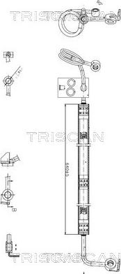 Triscan 8516 29039 - Tuyau hydraulique, direction droxauto.com