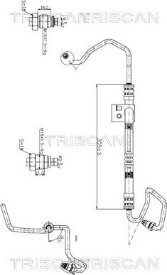 Triscan 8516 24003 - Tuyau hydraulique, direction droxauto.com