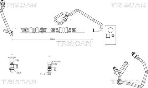 Triscan 8516 24002 - Tuyau hydraulique, direction droxauto.com