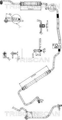 Triscan 8516 28009 - Tuyau hydraulique, direction droxauto.com
