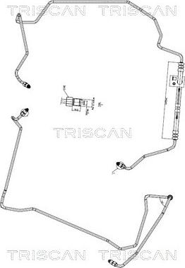 Triscan 8516 27001 - Tuyau hydraulique, direction droxauto.com