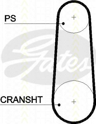 Triscan 8645 5383xs - Courroie de distribution droxauto.com