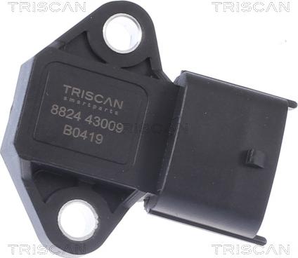 Triscan 8824 43009 - Capteur, pression du tuyau d'admission droxauto.com