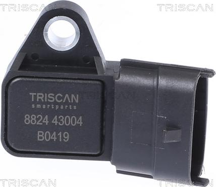 Triscan 8824 43004 - Capteur, pression du tuyau d'admission droxauto.com