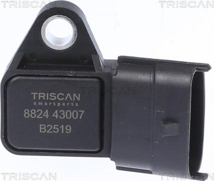 Triscan 8824 43007 - Capteur, pression du tuyau d'admission droxauto.com