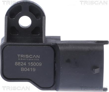 Triscan 8824 15009 - Capteur, pression du tuyau d'admission droxauto.com
