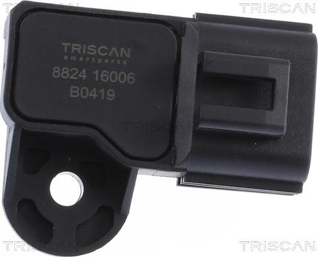 Triscan 8824 16006 - Capteur, pression du tuyau d'admission droxauto.com