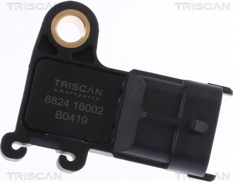 Triscan 8824 16002 - Capteur, pression du tuyau d'admission droxauto.com