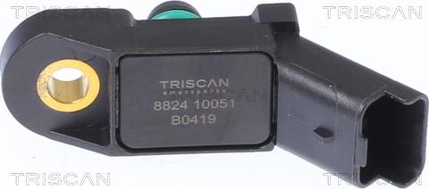 Triscan 8824 10051 - Capteur, pression du tuyau d'admission droxauto.com