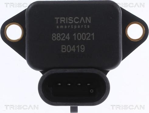 Triscan 8824 10021 - Capteur, pression du tuyau d'admission droxauto.com
