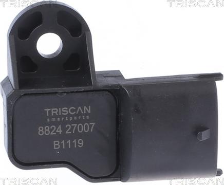 Triscan 8824 27007 - Capteur, pression du tuyau d'admission droxauto.com