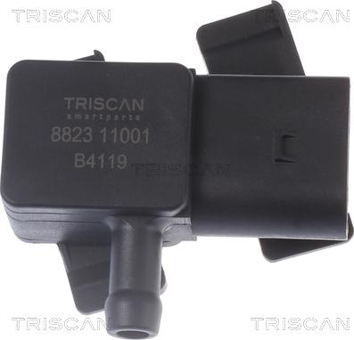 Triscan 8823 11001 - Capteur, pression des gaz échappement droxauto.com