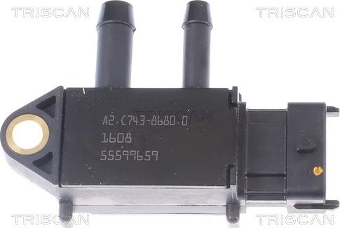 Triscan 8823 24004 - Capteur, pression des gaz échappement droxauto.com