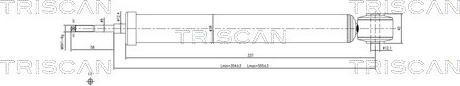 Triscan 8705 25201 - Amortisseur droxauto.com