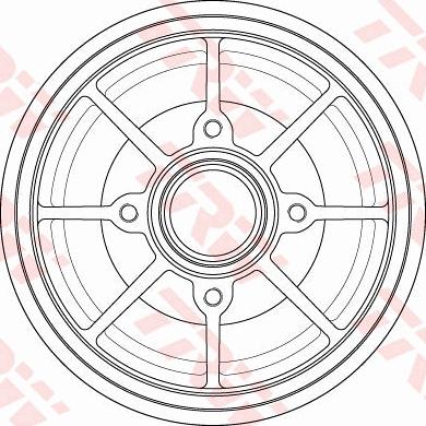 TRW DB4546MR - Tambour de frein droxauto.com