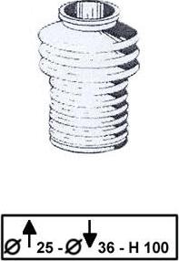 TRW JBE103 - Jeu de joints-soufflets, direction droxauto.com