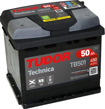 Tudor TB501 - Batterie de démarrage droxauto.com