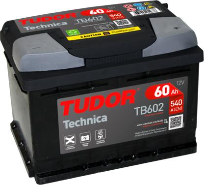 Tudor TB602 - Batterie de démarrage droxauto.com