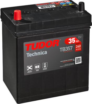 Tudor TB357 - Batterie de démarrage droxauto.com