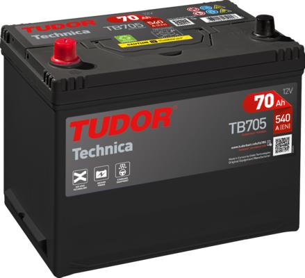 Tudor TB705 - Batterie de démarrage droxauto.com