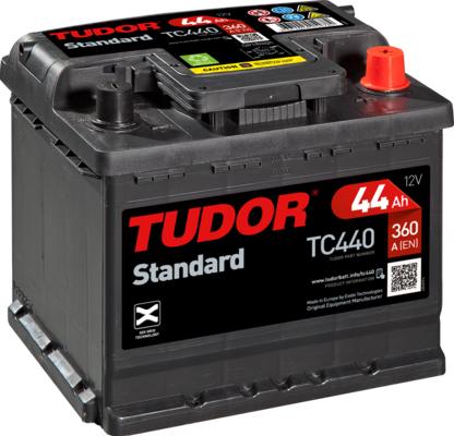 Tudor TC440 - Batterie de démarrage droxauto.com