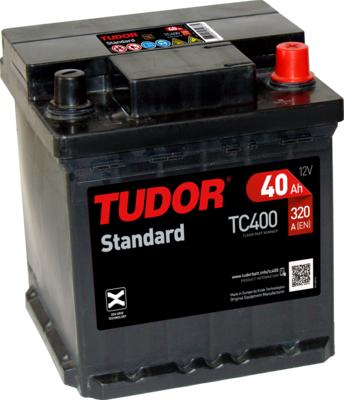 Tudor TC400 - Batterie de démarrage droxauto.com
