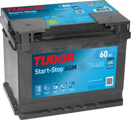 Tudor TK600 - Batterie de démarrage droxauto.com