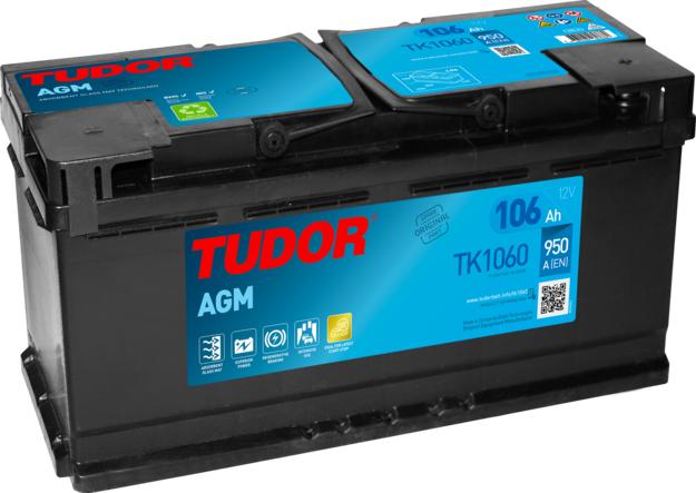 Tudor TK1060 - Batterie de démarrage droxauto.com