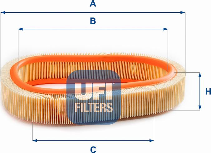 UFI 30.806.00 - Filtre à air droxauto.com