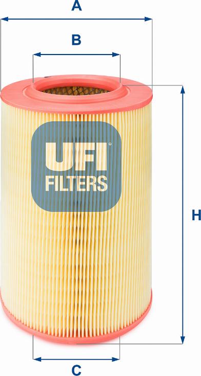 UFI 27.228.00 - Filtre à air droxauto.com