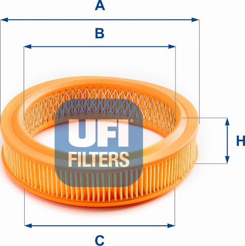 UFI 27.728.00 - Filtre à air droxauto.com