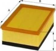 Uniflux Filters XA1048S - Filtre à air droxauto.com