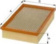 Uniflux Filters XA887 - Filtre à air droxauto.com