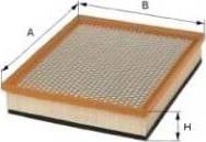 Uniflux Filters XA296S - Filtre à air droxauto.com