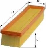 Uniflux Filters XA482 - Filtre à air droxauto.com