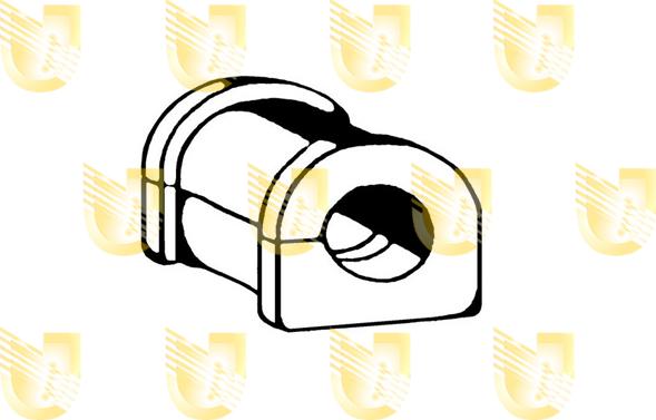Unigom 390116 - Coussinet de palier, stabilisateur droxauto.com