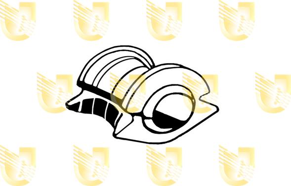 Unigom 390215 - Coussinet de palier, stabilisateur droxauto.com