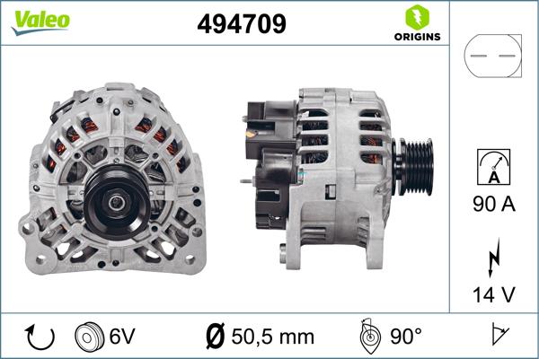 VALEO 494709 - Alternateur droxauto.com