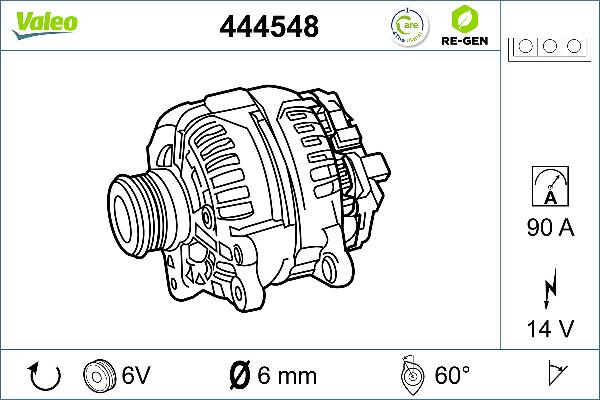 VALEO 444548 - Alternateur droxauto.com