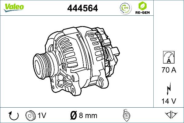 VALEO 444564 - Alternateur droxauto.com