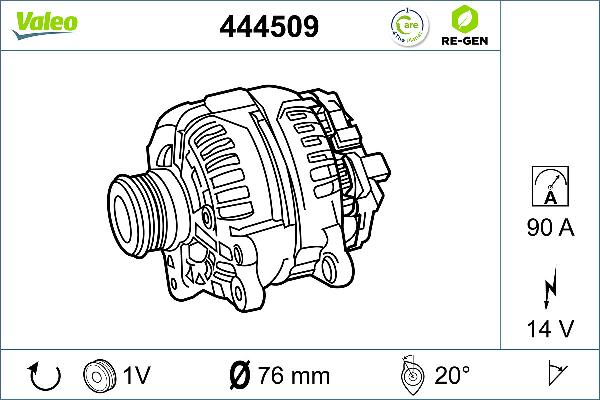 VALEO 444509 - Alternateur droxauto.com