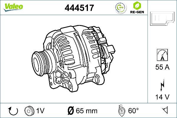 VALEO 444517 - Alternateur droxauto.com