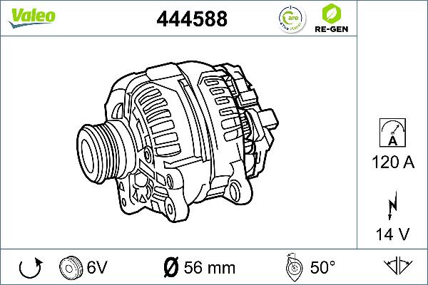 VALEO 444588 - Alternateur droxauto.com