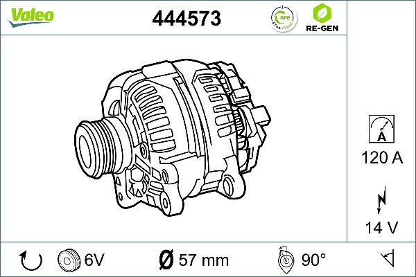 VALEO 444573 - Alternateur droxauto.com