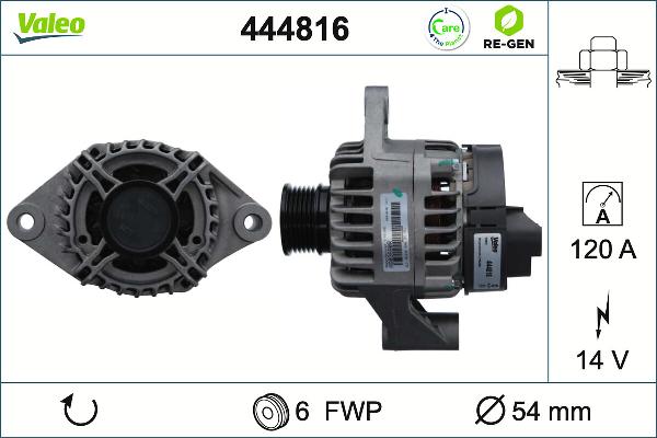 VALEO 444816 - Alternateur droxauto.com