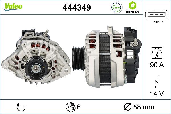 VALEO 444349 - Alternateur droxauto.com