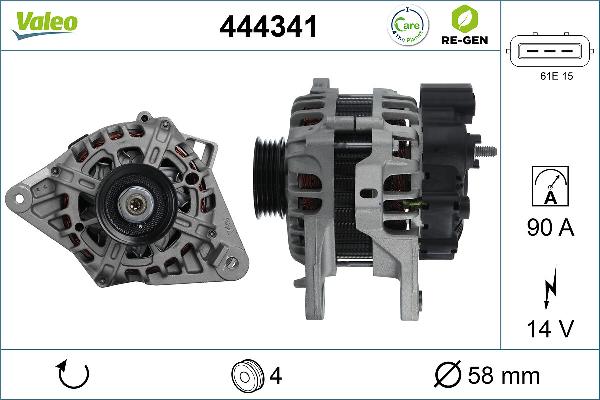 VALEO 444341 - Alternateur droxauto.com