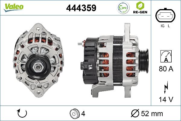 VALEO 444359 - Alternateur droxauto.com