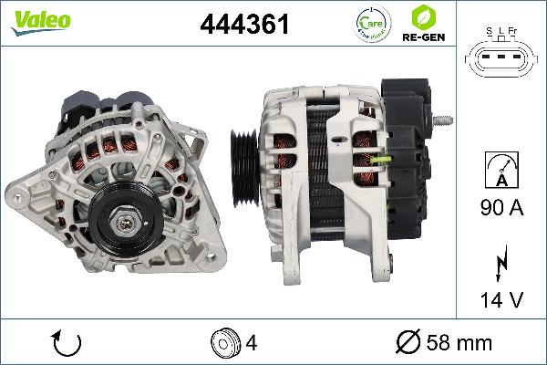 VALEO 444361 - Alternateur droxauto.com