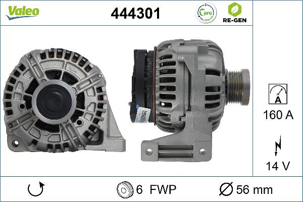 VALEO 444301 - Alternateur droxauto.com